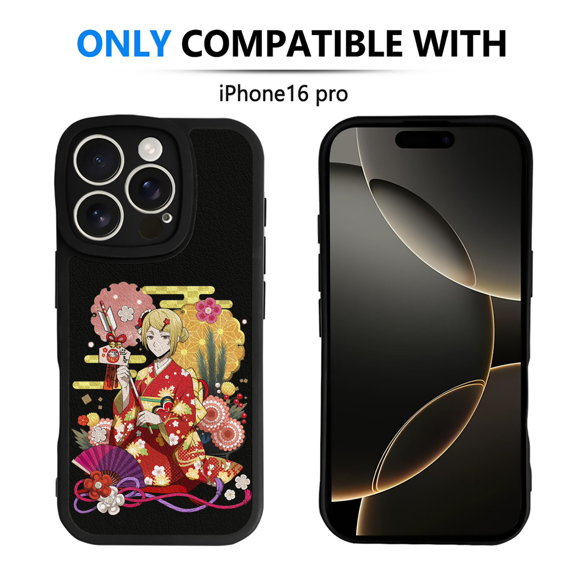 （画像用） 文豪ストレイドッグス Bungo Stray Dogs 【iPhone 16シリーズ対応】シリコンスマホケース（レザー調） 材質：シリコン